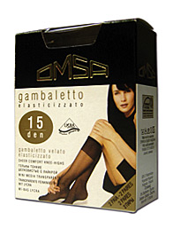 Gambaletto Lycra, ТОНКИЕ ЭЛАСТИЧНЫЕ ГОЛЬФЫ С ЛАЙКРОЙ (2 ПАРЫ В УПАКОВКЕ)